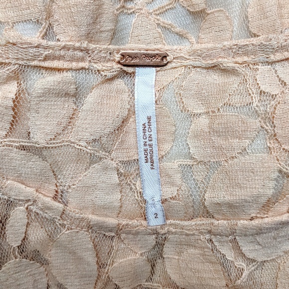 Free People Floral Mesh Lace Dress - Picture 5 of 5